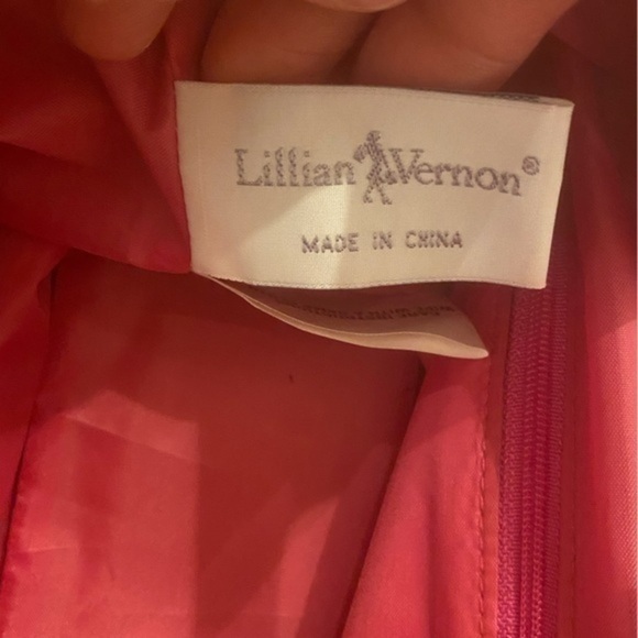 Lillian Vernon Pink Suede‎ Tote Bag - Picture 8 of 8